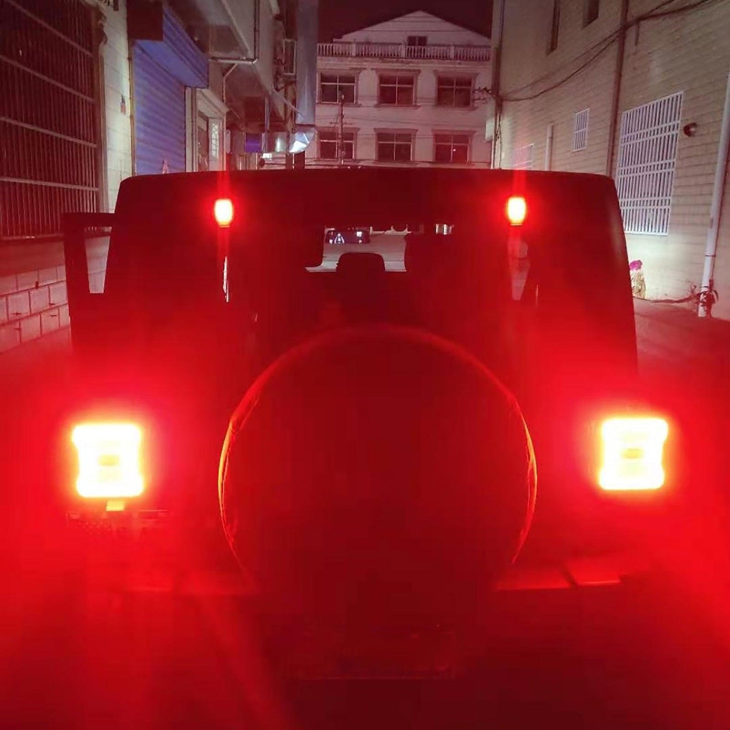 Feux de Plaque d'Immatriculation LED et Feux Hinge pour Jeep Wrangler JK 2007-2017