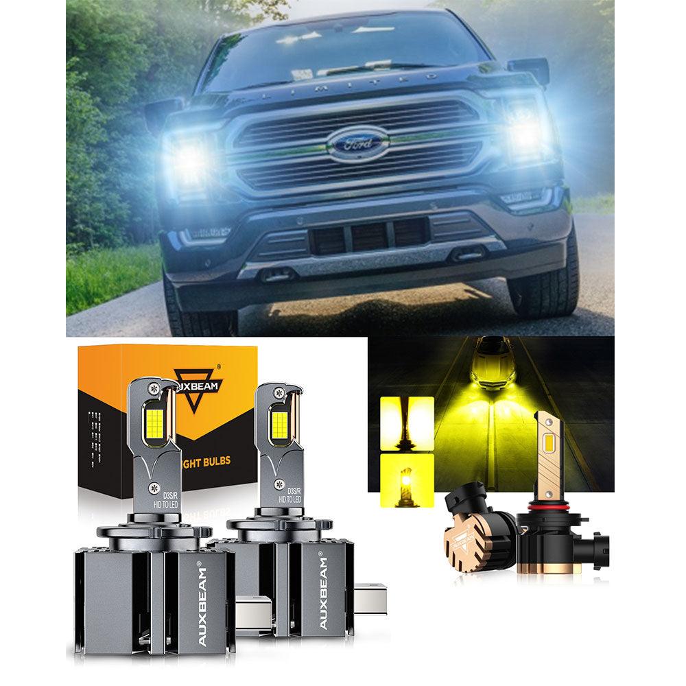 For 2013-2014 Ford F-150 HID D3S LED Headlight Bulbs - Auxbeam  – éclairage LED auto