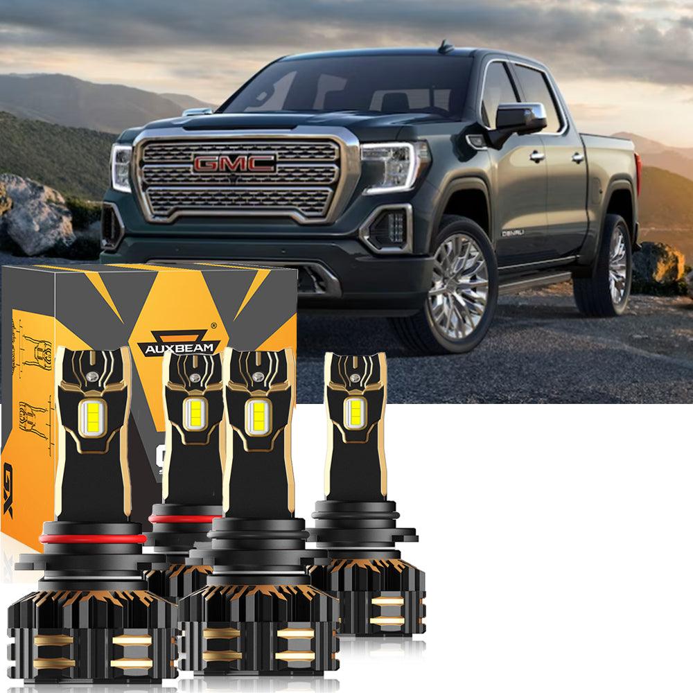 For 2000-2002 GMC Sierra 1500 9005 9006 LED Headlight Bulbs Bundle - Auxbeam  – éclairage LED auto