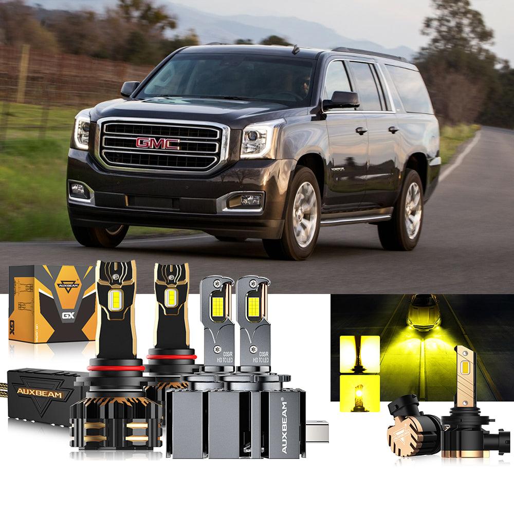 For 2017-2018 GMC Yukon XL HID 9005 D3S LED Headlight Bulbs Bundle - Auxbeam  – éclairage LED auto