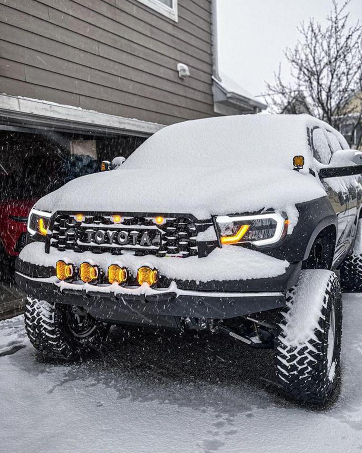 V-ULTRA Series | 5 Inch 172W LED Side Shooter Amber/White Pod Lights with Amber DRL - Auxbeam  – éclairage LED auto