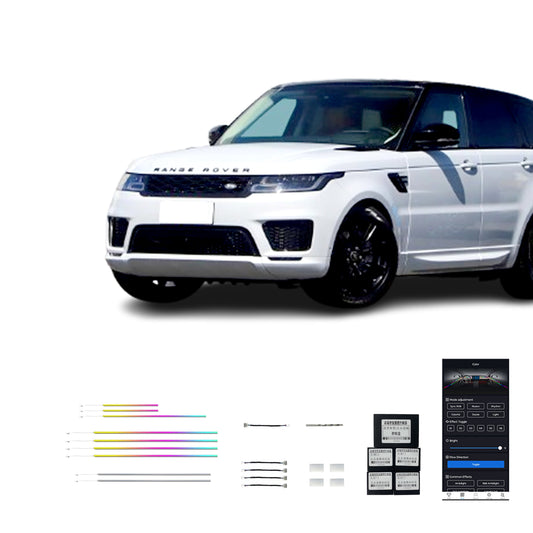 23 Sport Vente Directe Usine Lumière Ambiante Haute Qualité Intérieur Voiture Couleur Magique 18 Lumières Pour Land Rover 23 Range Rover Sport