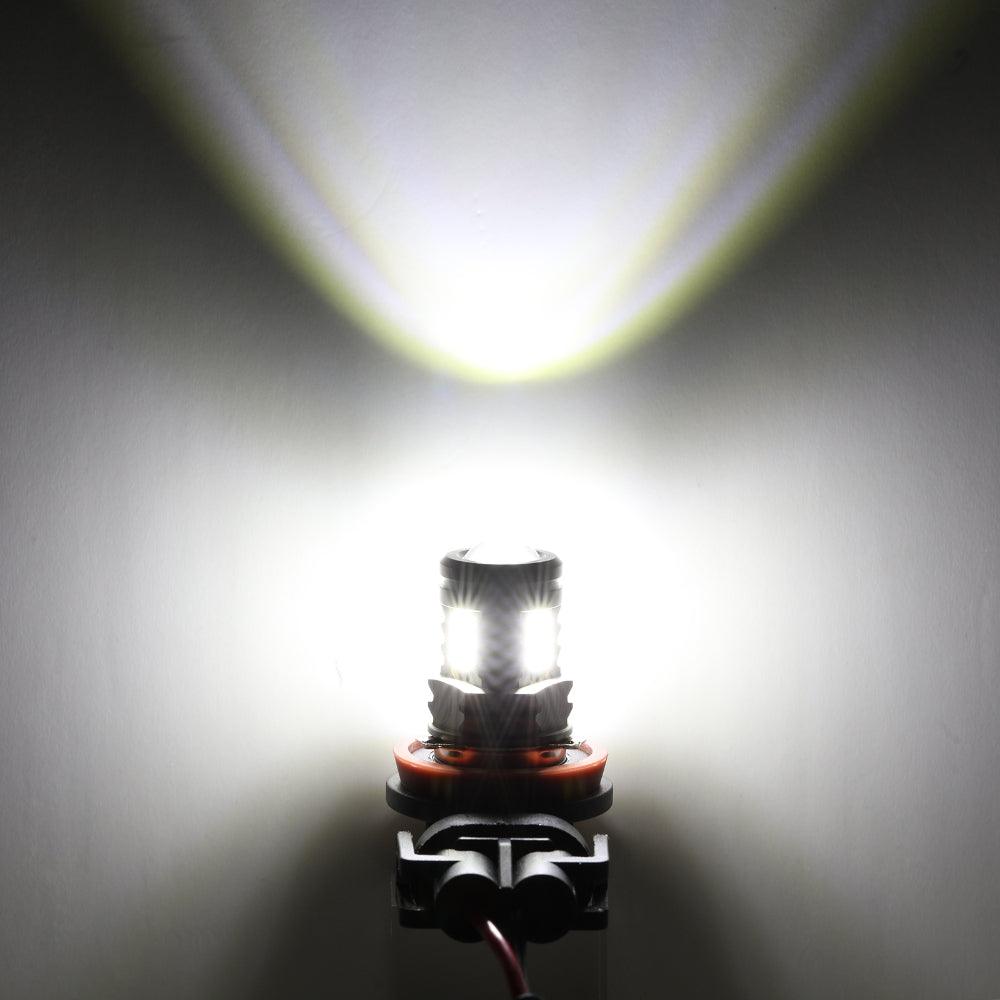 🔥(2pcs/set) H11/H8/H9/H16JP Y2 Series 3-Sides Cool White LED Fog Light/DRL