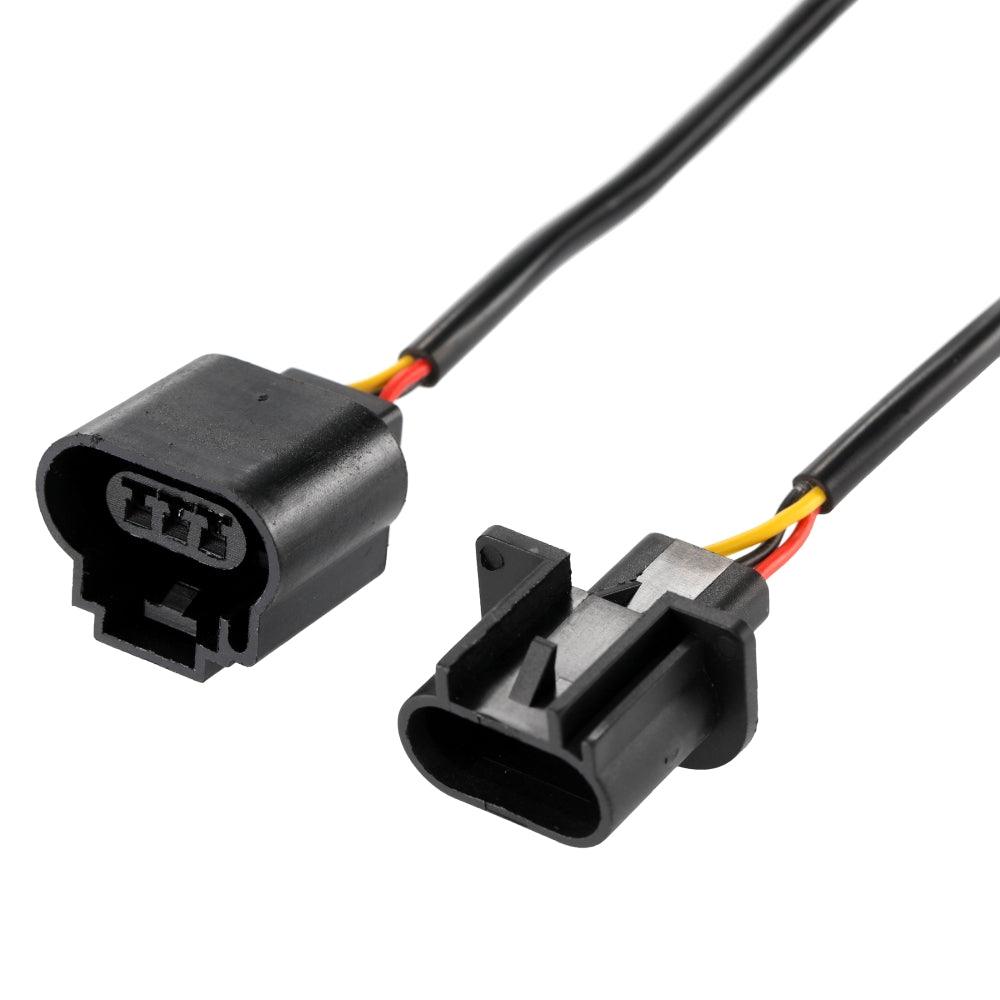 H13/9008 C10-MODEL Enhanced LED Headlight Bulbs Canbus Decoder Anti-Flicker Hyper Flash No Warning Harness Resistor Conversion Kit 2pcs/set