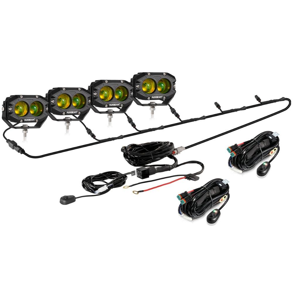 R4 Series | 4 Pouces 60W LED Pods Lumière Amber Spot