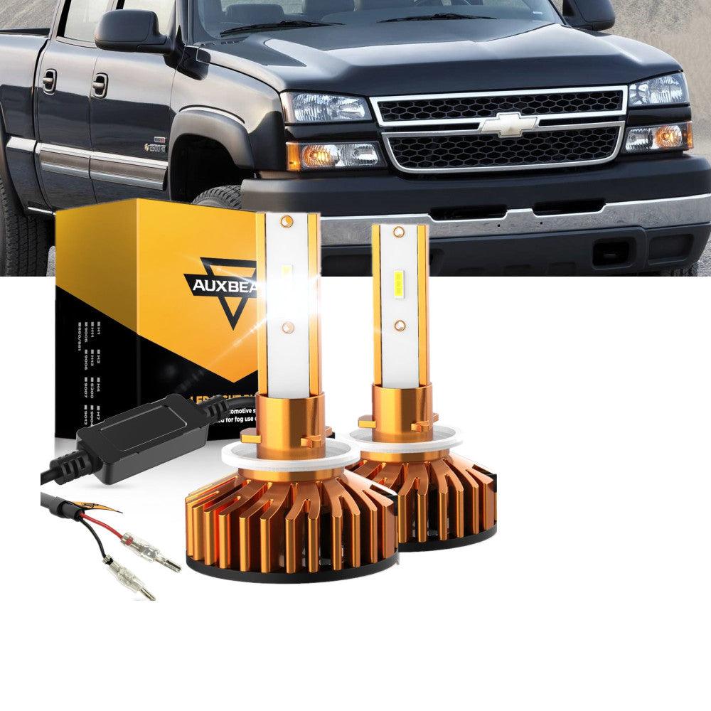 For 2001-2002 Chevrolet Silverado 2500 HD F-16 Plus Series Built-in Canbus Automotive Grade 14000LM LED Light Bulbs High Low Beam Bundle - Auxbeam  – éclairage LED auto