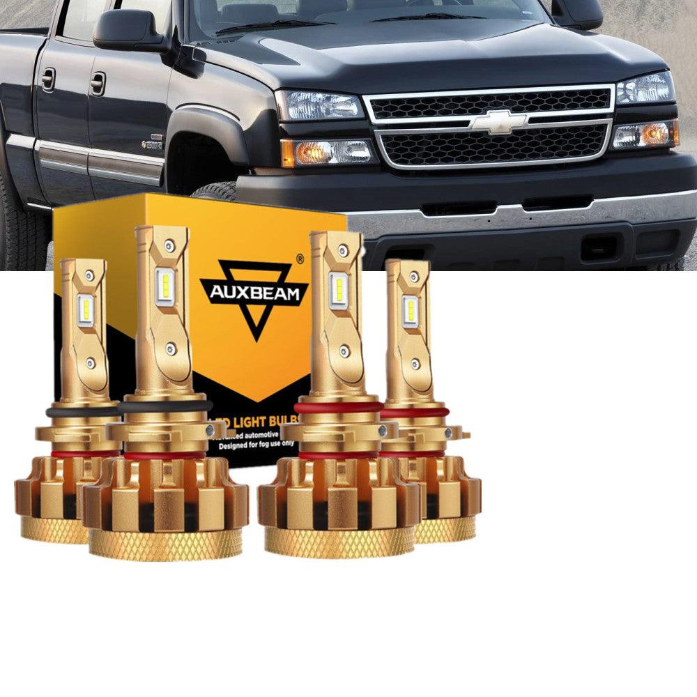 For 2001-2002 Chevrolet Silverado 2500 HD F-16 Plus Series Built-in Canbus Automotive Grade 14000LM LED Light Bulbs High Low Beam Bundle - Auxbeam  – éclairage LED auto