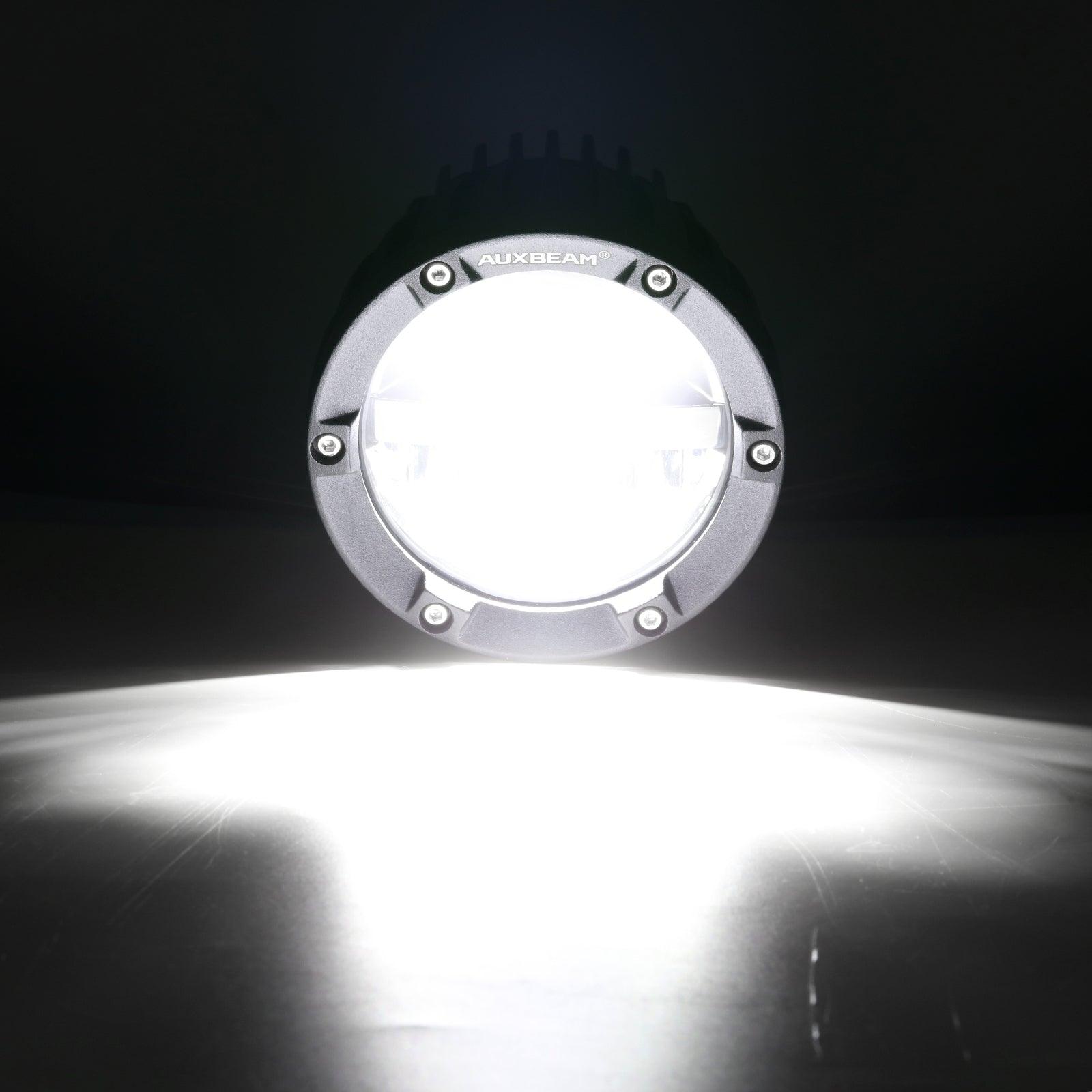 C4 Series | 4 Inch 100W Round Offroad LED Driving Lights Combo Beam - Auxbeam  – éclairage LED auto