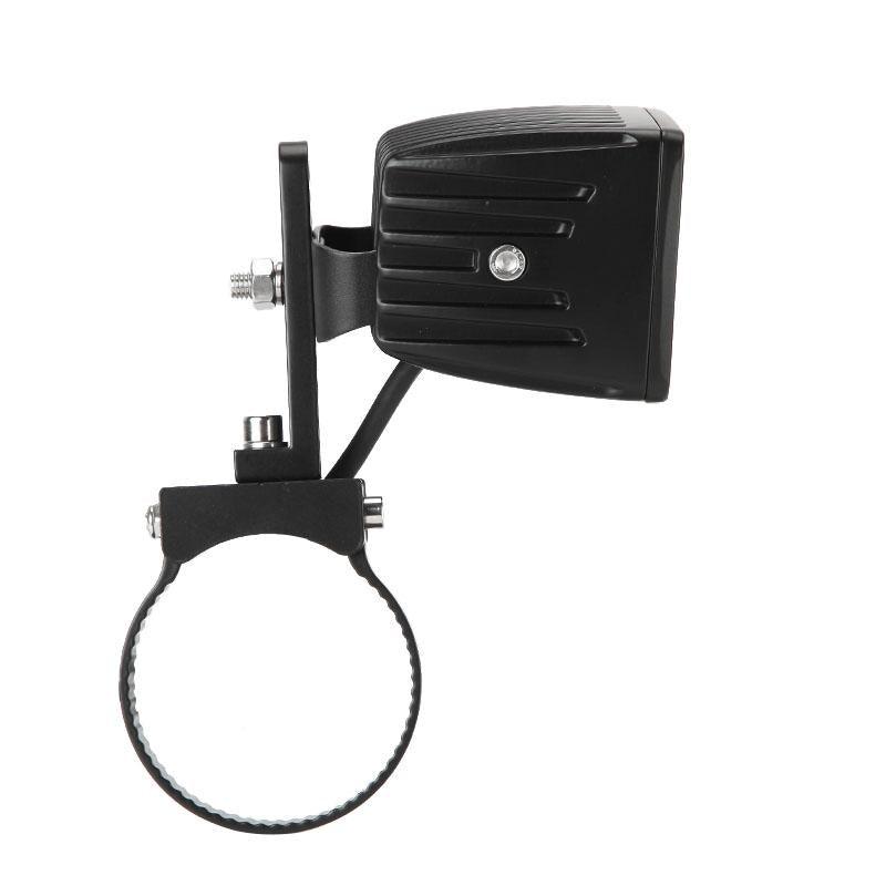 (قطعتان/مجموعة) طقم حامل تثبيت قضيب الإضاءة مقاس 2.5 بوصة مع مشابك قفص لفة قضيب الثور