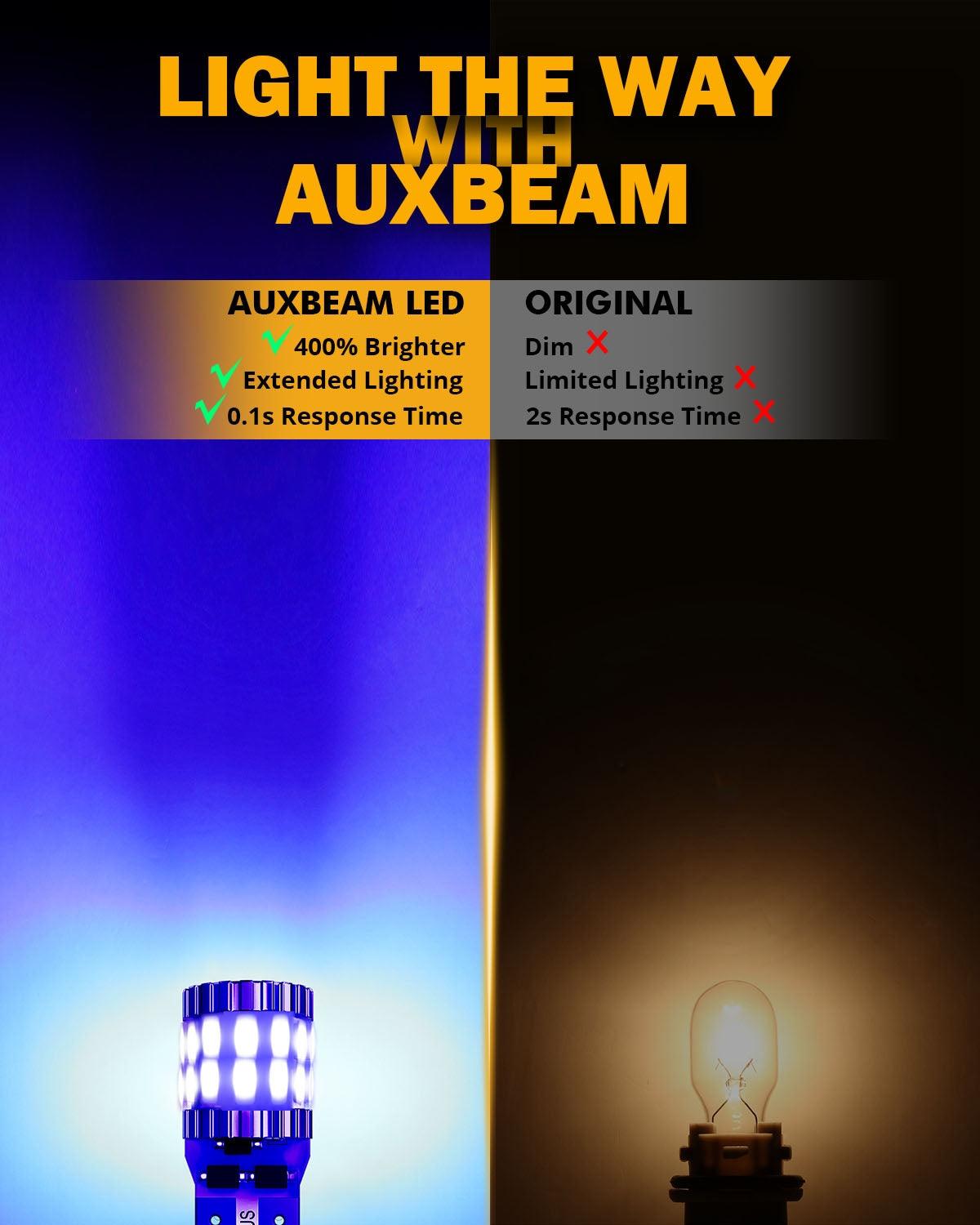 168 2825 W5W T10 LED License Plate/Side Marker/Interior Light Bulbs 3W 400% Brighter Canbus Error Free Blue B1 Series | 2 bulbs 