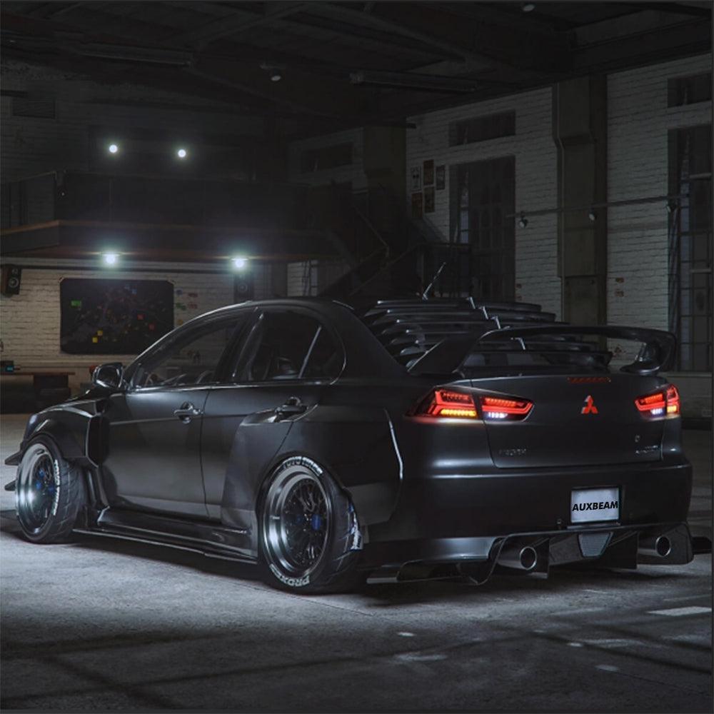 LED Tail Light Assembly With Sequential Turn Signal For 2008-2017 Mitsubishi Lancer &amp; EVO