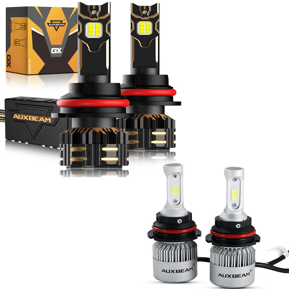 9007/HB5 LED Headlight Bulbs 120W 25000LM GX Series Brightest 6500K Cool White | 2 Bulbs - Auxbeam  – éclairage LED auto