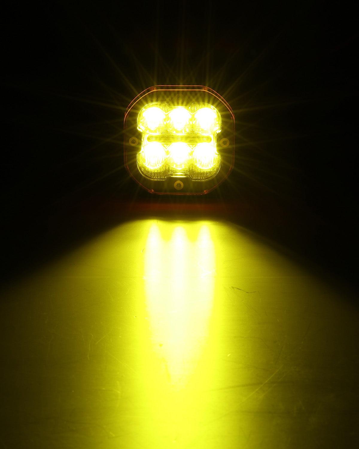 XP-ULTRA Series 3 Inch 84W LED Combo Pod Light Off Road Lights with White DRL&Amber Turn Signal Light - Auxbeam  – éclairage LED auto