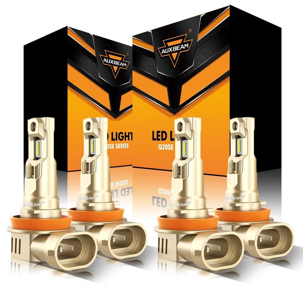 1:1 OEM Factory Size Q20-SE Series 60W 16000LM LED Headlight Bulbs 6500K Cool White - Auxbeam  – éclairage LED auto