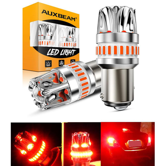 1157 BAY15D LED Brake/Tail Light Bulbs 14W 6000LM CAN-Bus Error Free Red Y2 Series | 2 bulbs 
