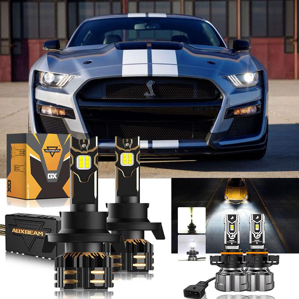 For 2007-2012 Ford Mustang Shelby GT500 H13 LED Headlight Bulbs - Auxbeam  – éclairage LED auto