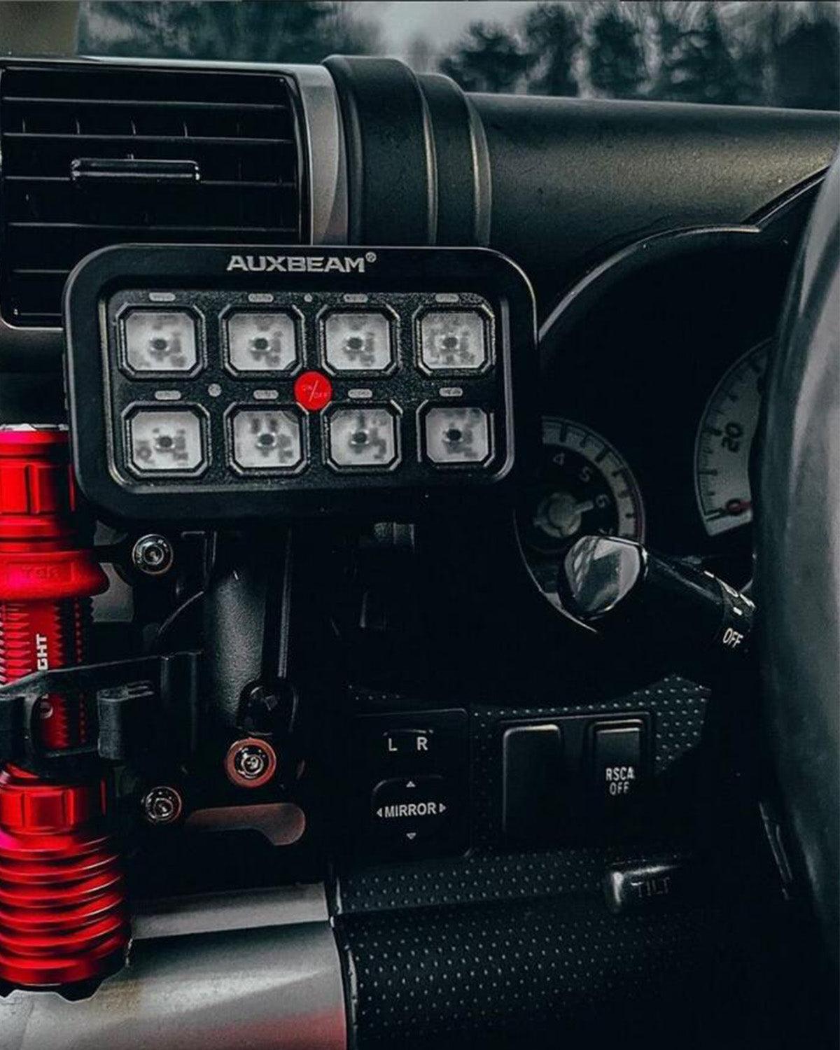 AR Series 6/8 Gang LED Switch Panel,Off Road Light Controller 