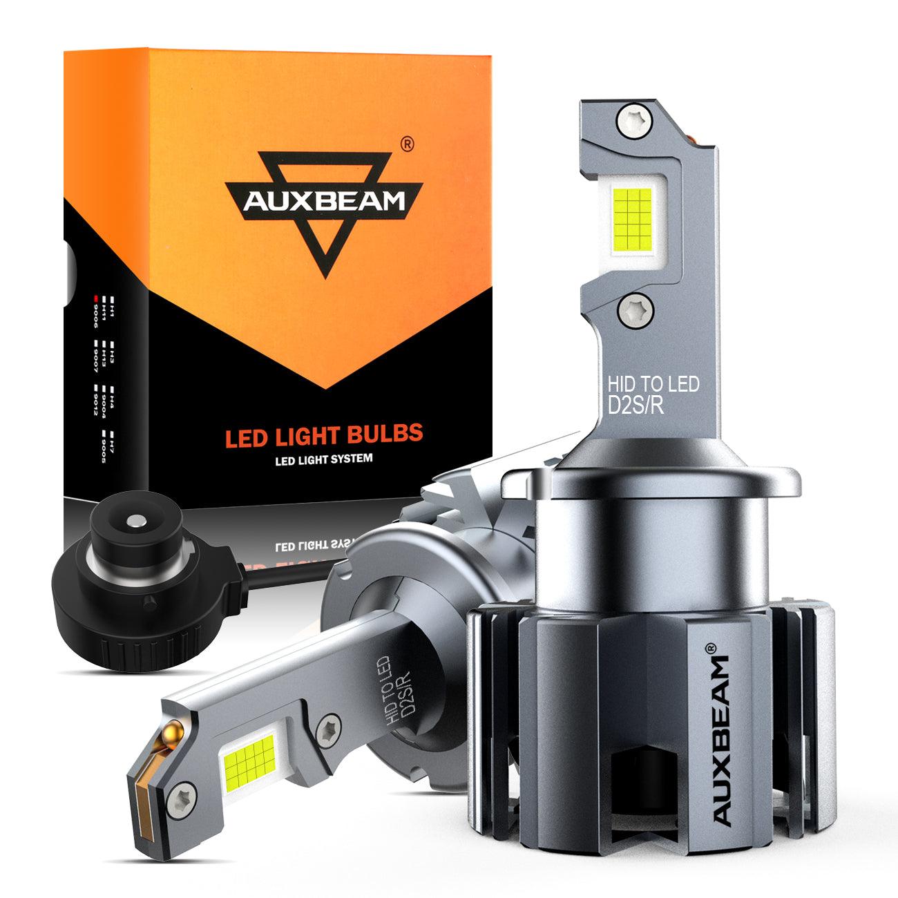 For 2008 Mercedes-Benz R550 with HID headlamps LED Light Bulbs High Low Beam Bundle - Auxbeam  – éclairage LED auto