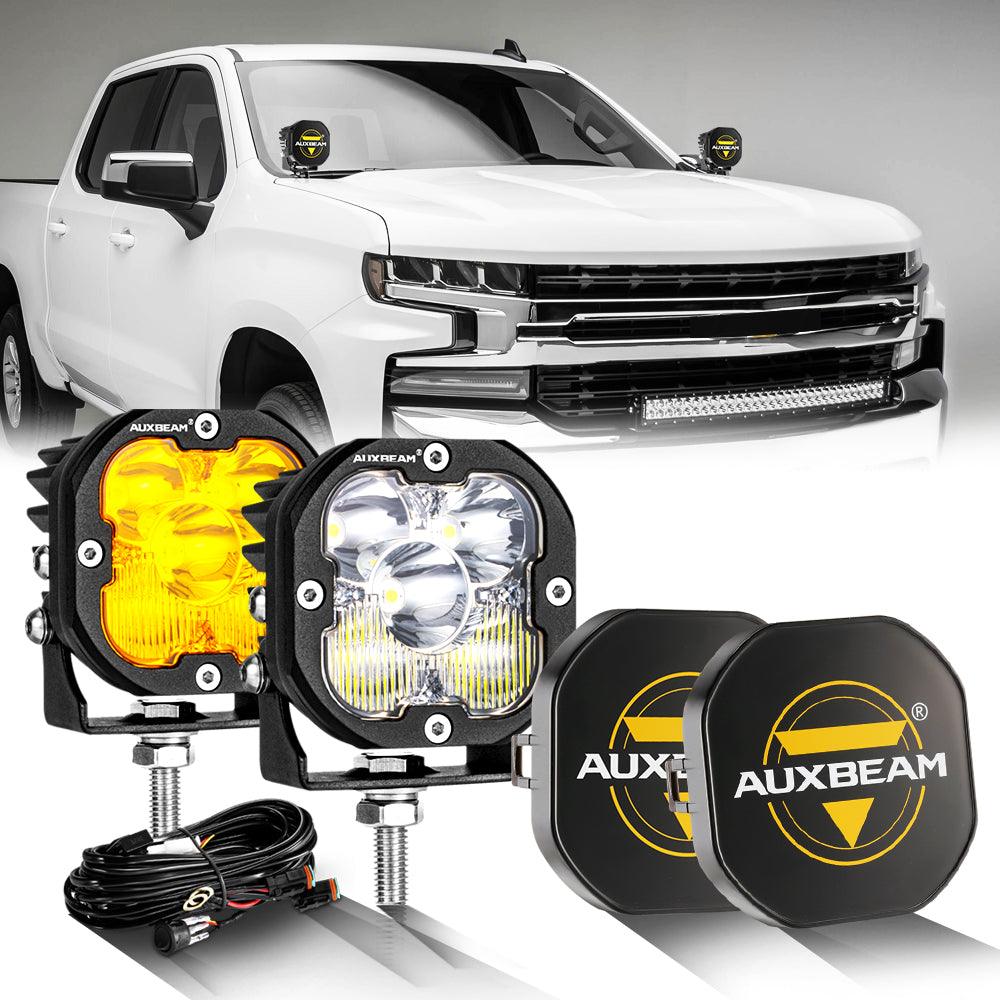 XP-ULTRA Series 3 Inch 80W 9600LM LED Pods Lights White&Amber - Auxbeam  – éclairage LED auto