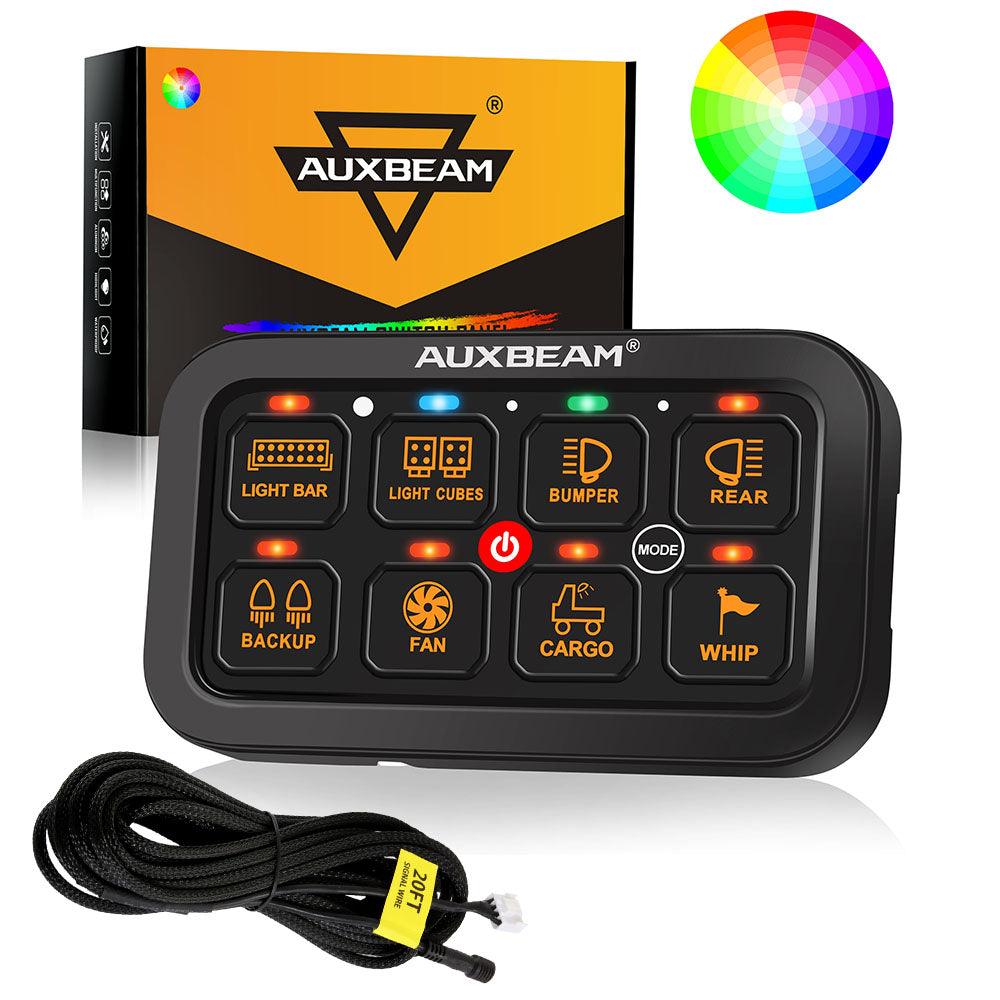 لوحة مفاتيح LED من سلسلة RGB 6/8/12 عصابة، وحدة تحكم في إضاءة الطرق الوعرة 