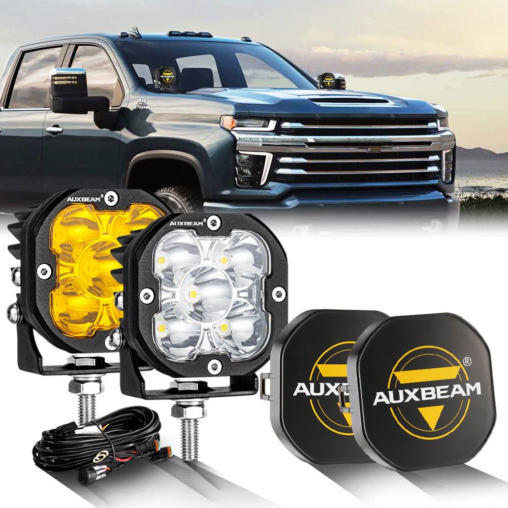 XP-ULTRA Series 3 Inch 80W 9600LM LED Pods Lights White&Amber - Auxbeam  – éclairage LED auto