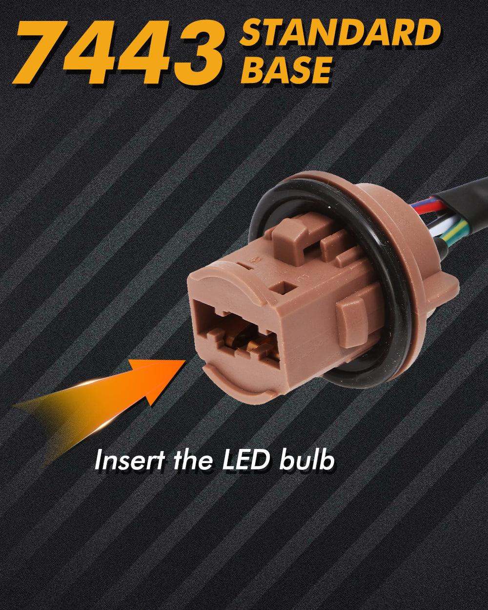 🆕7443 US-CK C8-Model فك تشفير مقاومات CANBUS المضادة للوميض وتجنب وميض إشارة الانعطاف السريع وضوء الوميض ورمز خطأ لوحة القيادة قطعتان/مجموعة