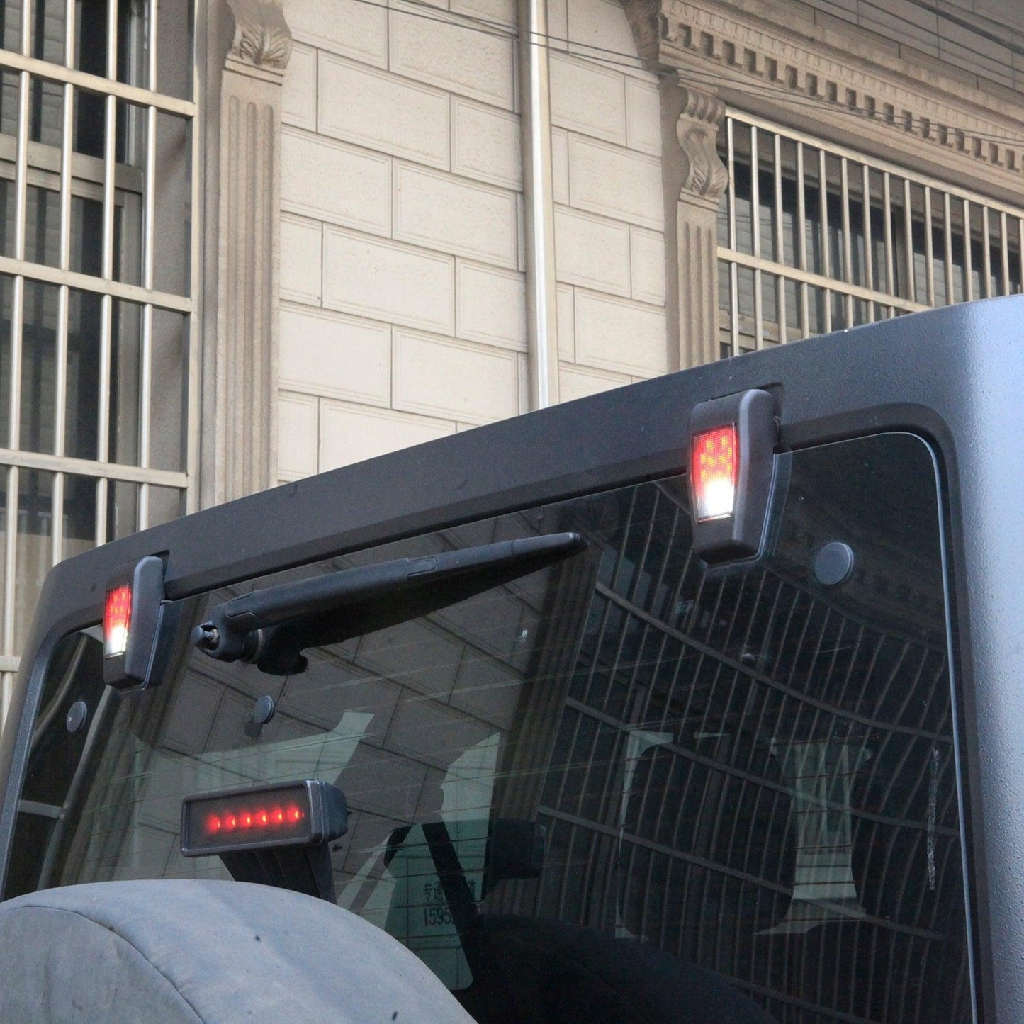 Feux de Plaque d'Immatriculation LED et Feux Hinge pour Jeep Wrangler JK 2007-2017