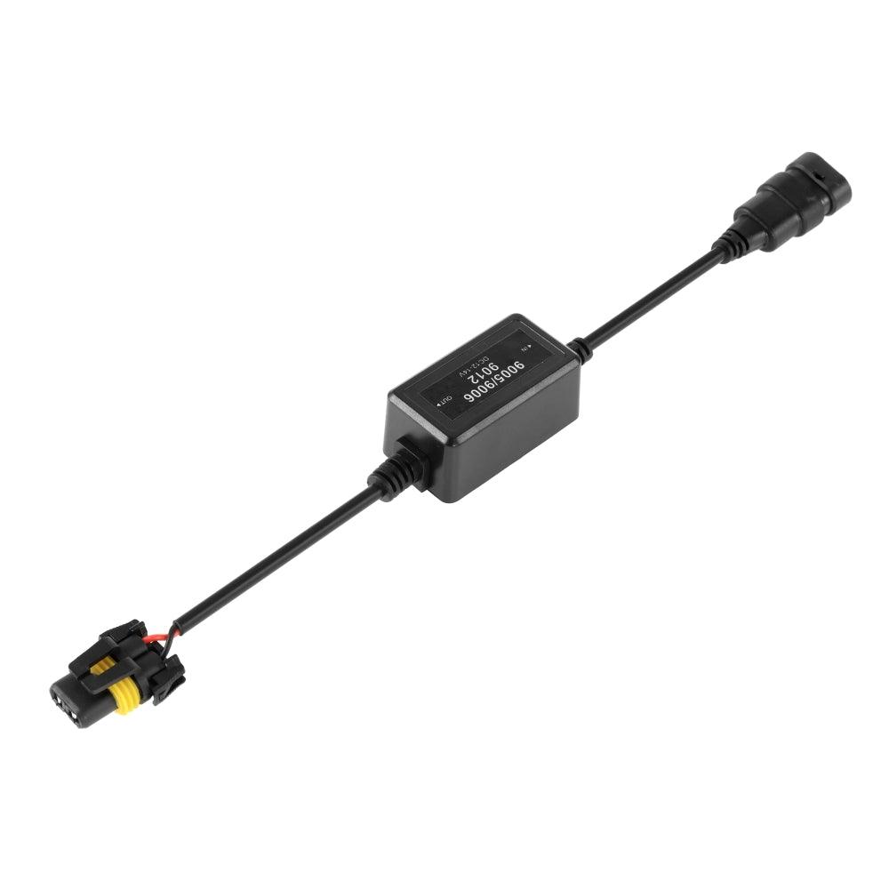 9012/HIR2 C10-Model مصابيح أمامية LED مُحسّنة، فك تشفير Canbus، مضاد للوميض، فلاش فائق، بدون تحذير، طقم تحويل مقاوم تسخير، قطعتان/مجموعة