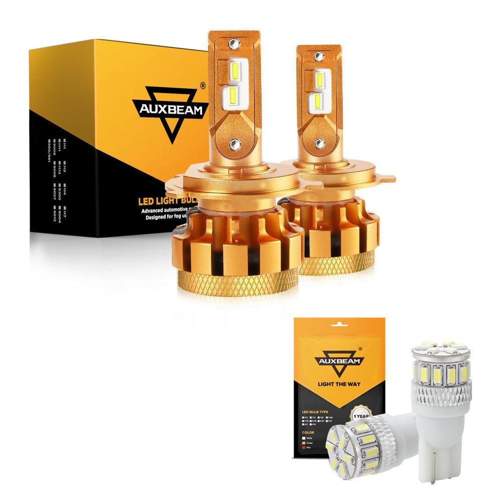 Nissan Navara H4 9003 HIGH LOW BEAM LED Light Bulbs F-16 Plus Series Automotive Grade 14000LM