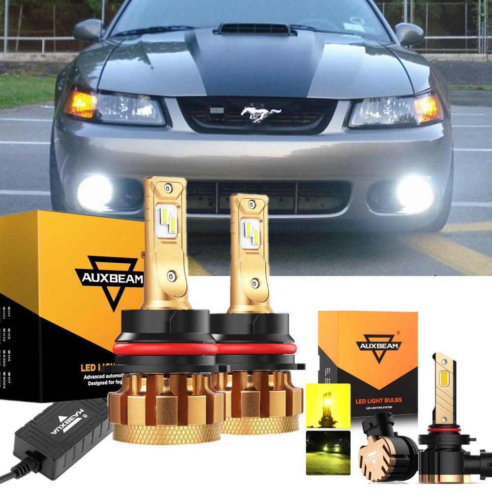 For 2003-2004 Ford Mustang SVT COBRA F-16 Plus Series Built-in Canbus Automotive Grade 14000LM LED Light Bulbs High Low Beam Bundle - Auxbeam  – éclairage LED auto