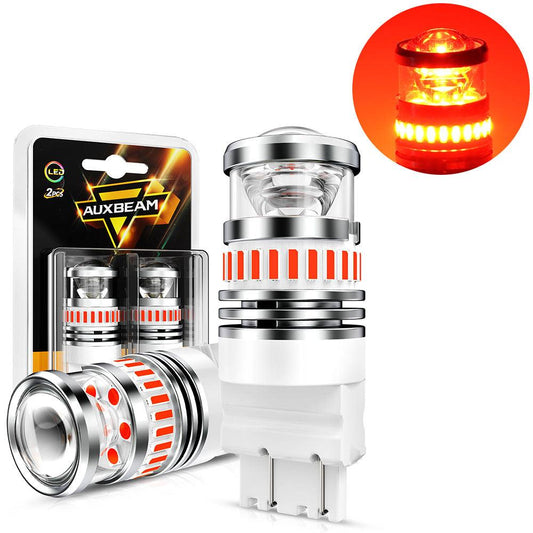 T25 3157 3156 LED Brake/Tail Light Bulbs 11W 4000LM Red B1 Series | 2 Bulbs