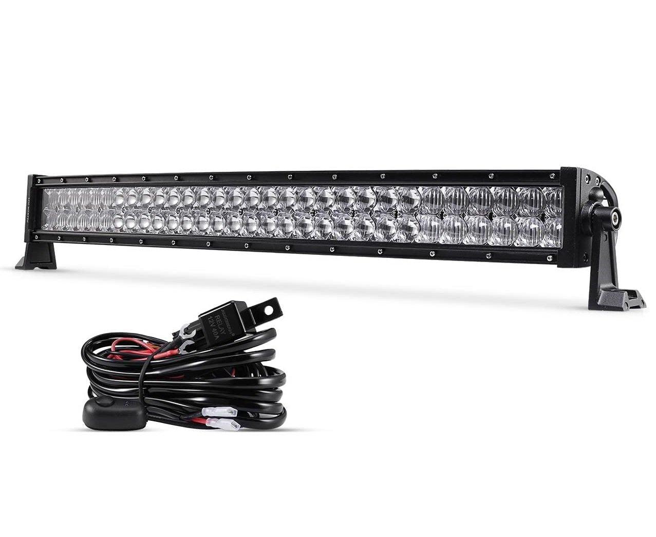 22 Inch-52 Inch 5D Series Straight/Curved Combo Beam Double Row LED Light Bar for 2016 Ford F150
