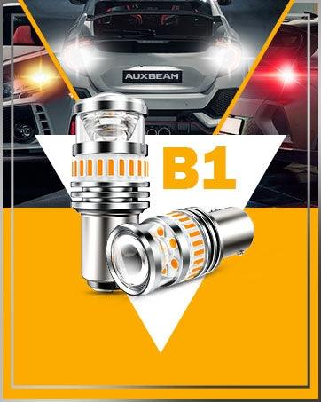 1157 BAY15D LED Turn Signal Light Rear/Front, Side Maker Light Bulbs 11W 4000LM 3500K Amber B1 Series | 2 Bulbs