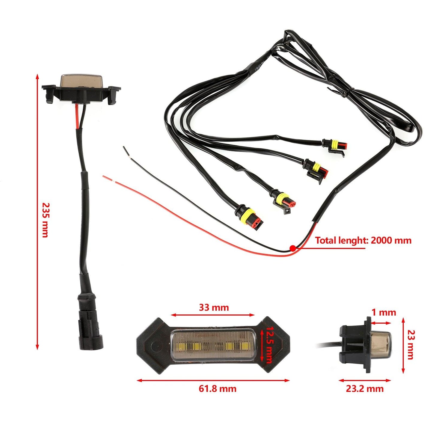 LED Front Grille White Light Retrofit Toyota Tacoma 2016-2021 TRD PRO