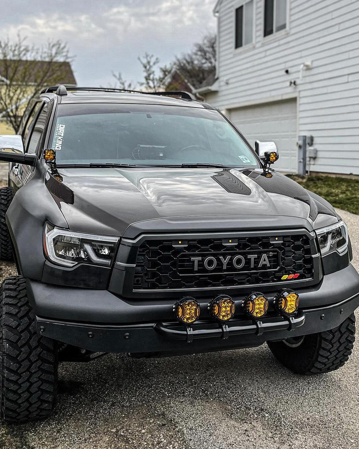 V-ULTRA Series | 5 Inch 172W LED Side Shooter Amber Pod Lights with Amber DRL - Auxbeam  – éclairage LED auto