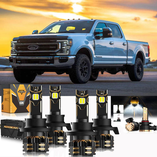 For 2020 Ford F-250 Super Duty  H13 LED Headlight Bulbs Bundle - Auxbeam  – éclairage LED auto