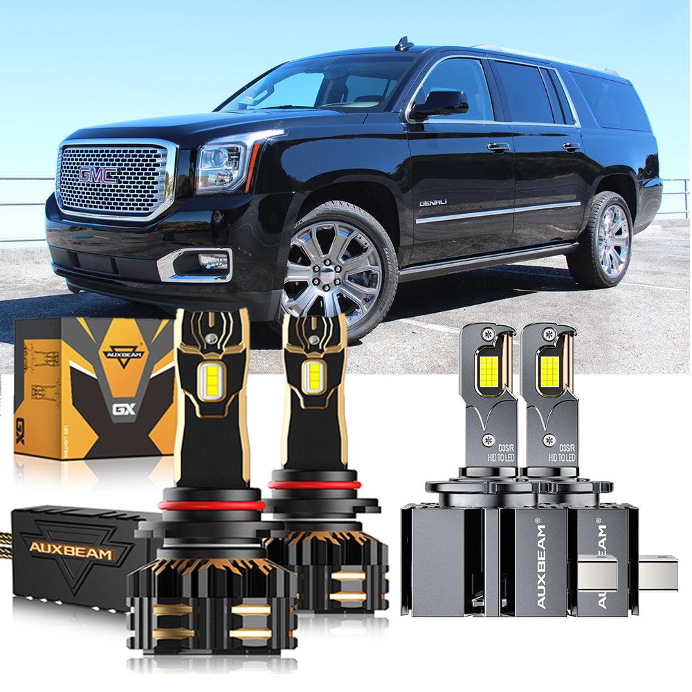 For 2015-2016,2019 GMC Yukon XL HID 9005 D3S LED Headlight Bulbs Bundle - Auxbeam  – éclairage LED auto