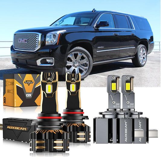 For 2015-2016,2019 GMC Yukon XL HID 9005 D3S LED Headlight Bulbs Bundle - Auxbeam  – éclairage LED auto
