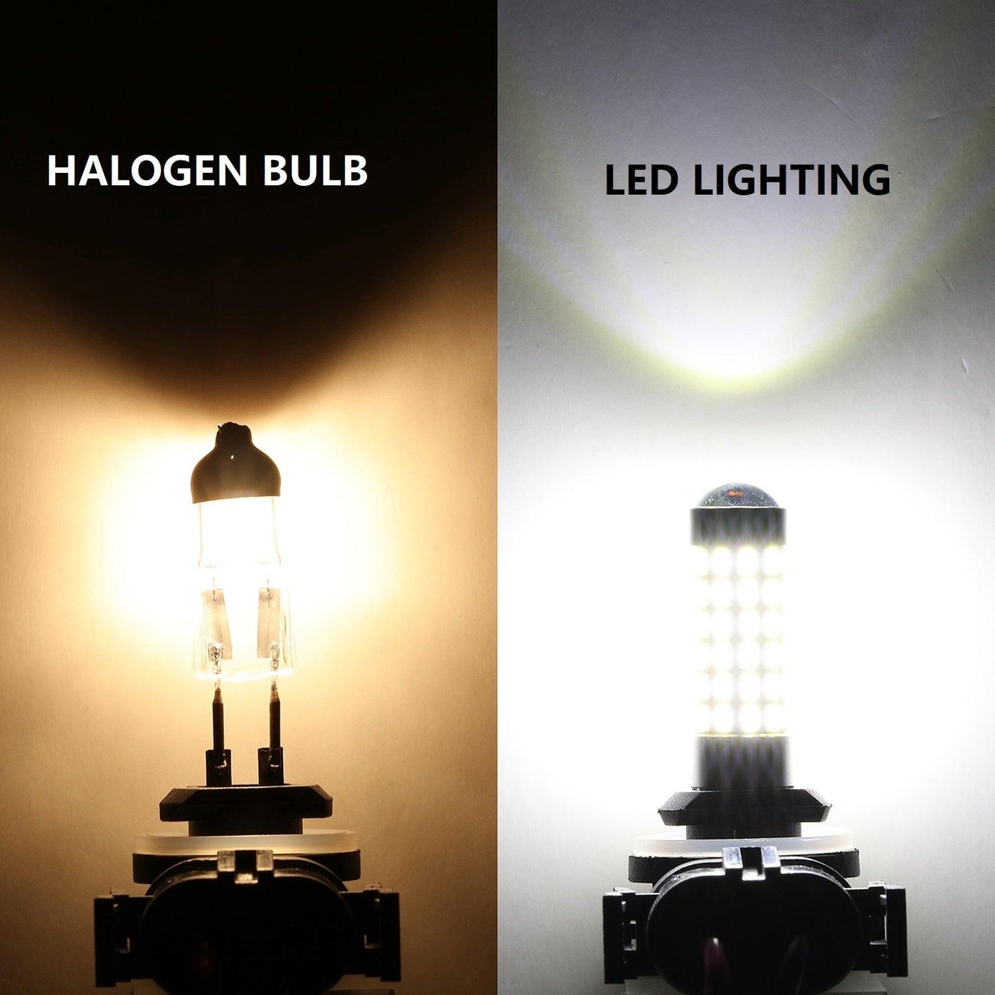 881 886 889 894 896 898 مصابيح LED للضباب/الإضاءة النهارية 6 وات 2000 مل 6500 كلفن أبيض | 2 مصباح