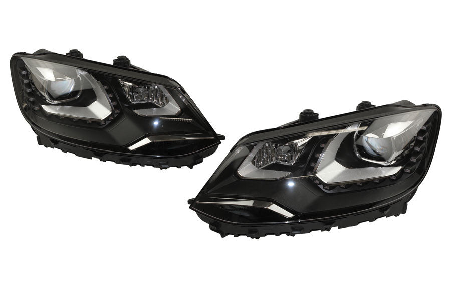 Bi-Xenon Headlights LED DRL for VW Sharan 7N
