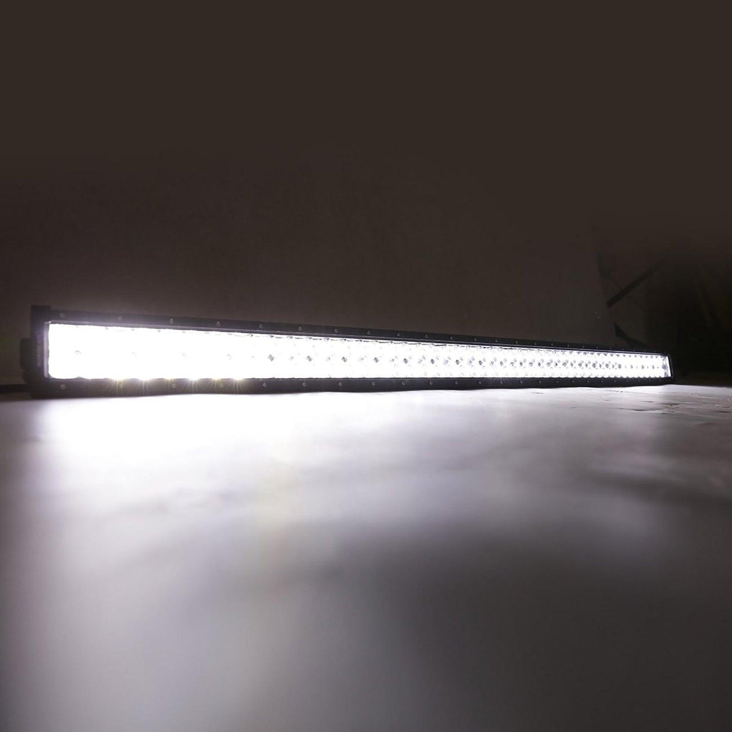 52" 5D-Series Straight LED Light Bar&Windshield Mounting Brackets For Jeep Wrangler JK 2007~2017