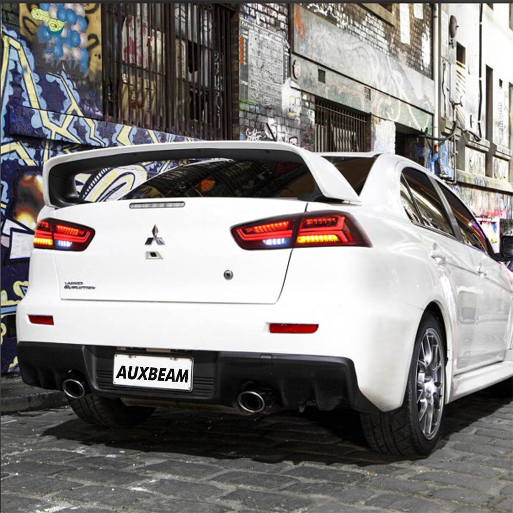 LED Tail Light Assembly With Sequential Turn Signal For 2008-2017 Mitsubishi Lancer &amp; EVO