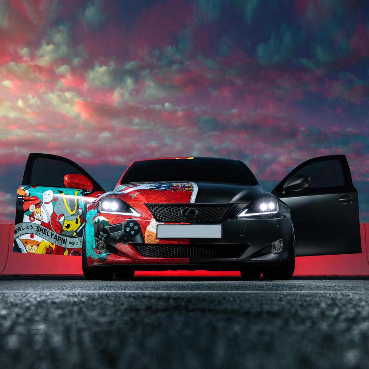 LED Headlight Assembly Matrix Projector Black For 2006-2012 Lexus IS250/IS250C/IS350/IS220d &amp; 2008-2014 ISF(XE20)