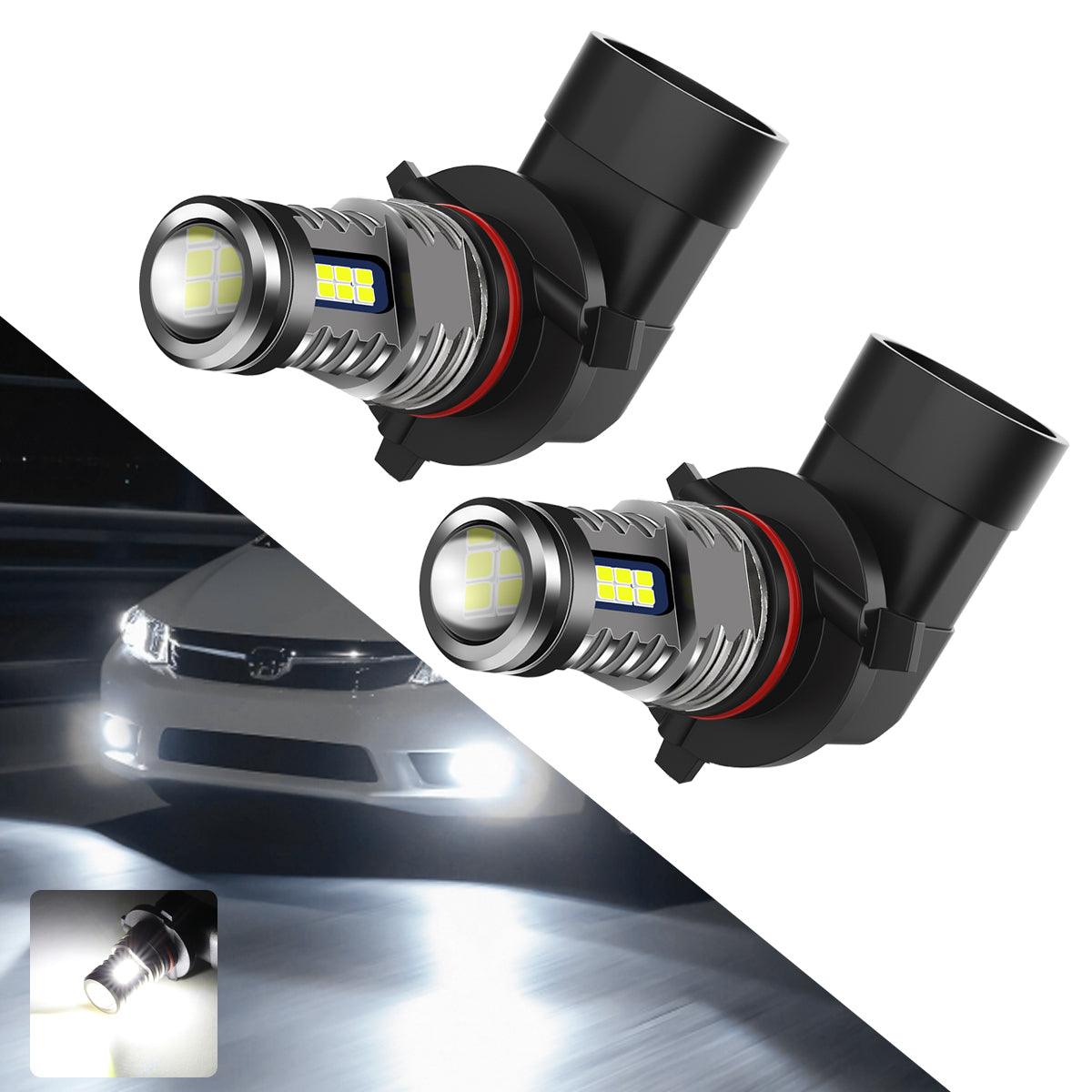 🔥(2pcs/set) Y2 Series 3-Sides Cool White/Yellow LED Fog Light/DRL