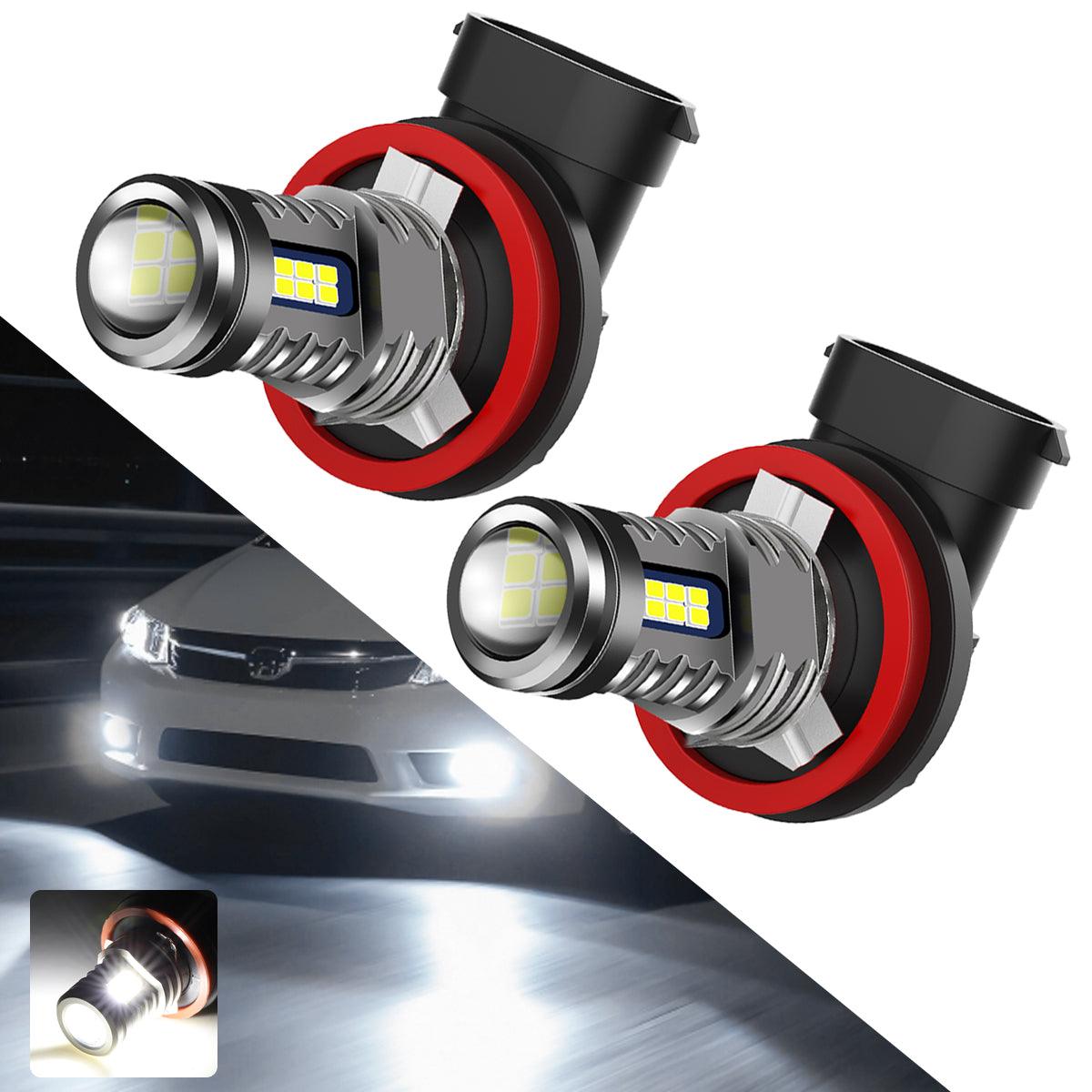 🔥(2pcs/set) Y2 Series 3-Sides Cool White/Yellow LED Fog Light/DRL