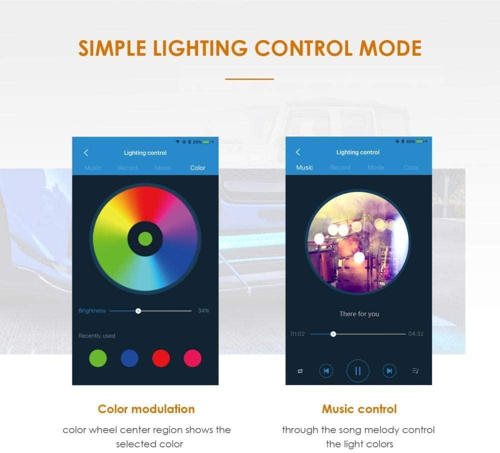 شريط إضاءة LED متغير الألوان من سلسلة V مقاس 32 بوصة للطرق الوعرة