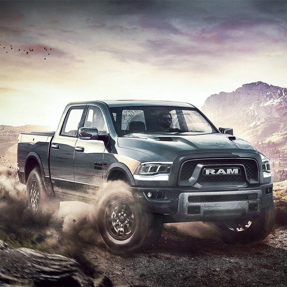 وعاء عاكس لتجميع المصابيح الأمامية LED لسيارة دودج رام الجيل الرابع 1500 و2500 و3500 موديلات 2009-2018