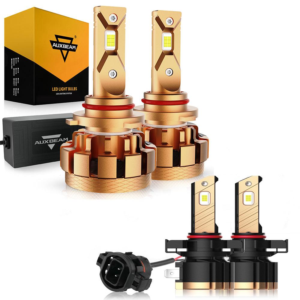 FOR 2007-2019 Chevrolet Silverado 1500 2500 3500 9005+H11+5202 High Low Beam Fog Light Combo F-16 Plus Series Automotive Grade 28000LM LED Light Bulbs - Auxbeam  – éclairage LED auto