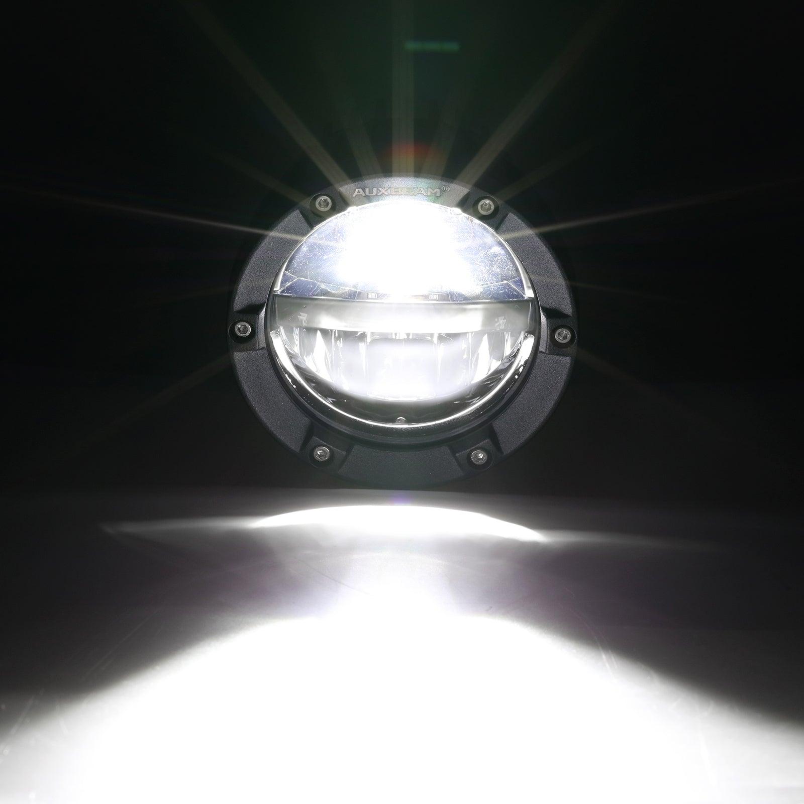 C4 Series | 4 Inch 100W Round Offroad LED Driving Lights Combo Beam - Auxbeam  – éclairage LED auto