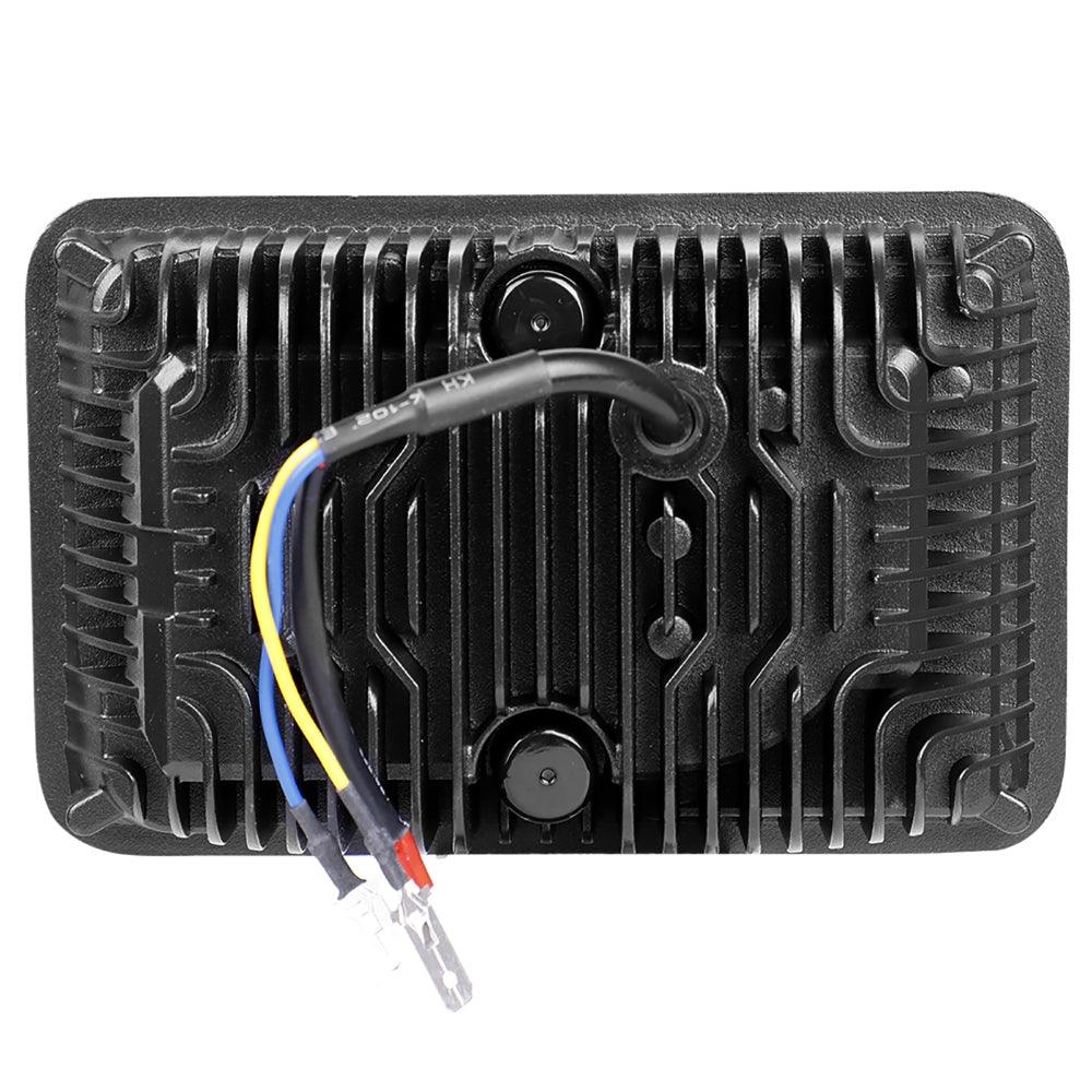 4x6 Inch DOT Sealed Beam LED Headlights with DRL For Peterbilt Kenworth Freightinger Ford Chevrolet